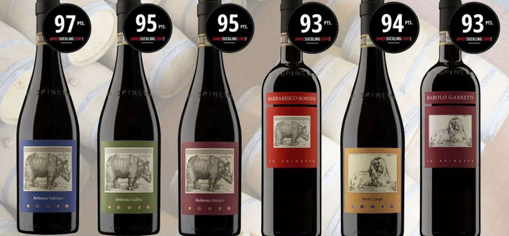 La Spinetta wine awards from James Suckling!