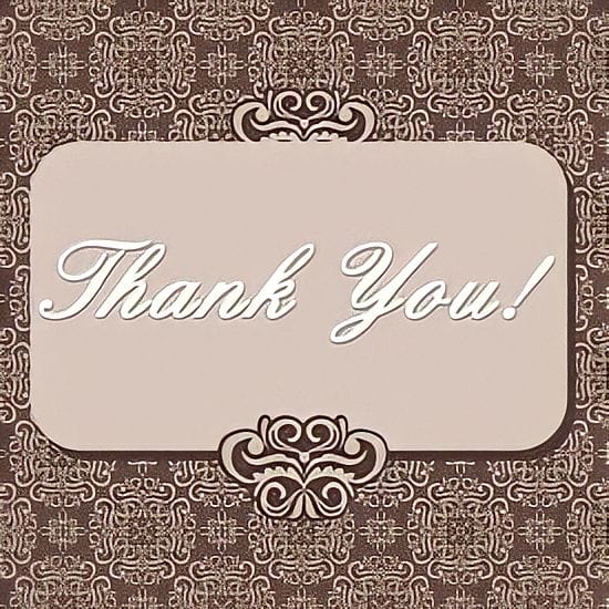 Thank You Gift Card