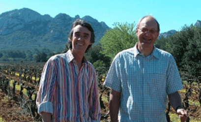 domaine d'eole winemakers in the Provence rose vineyards