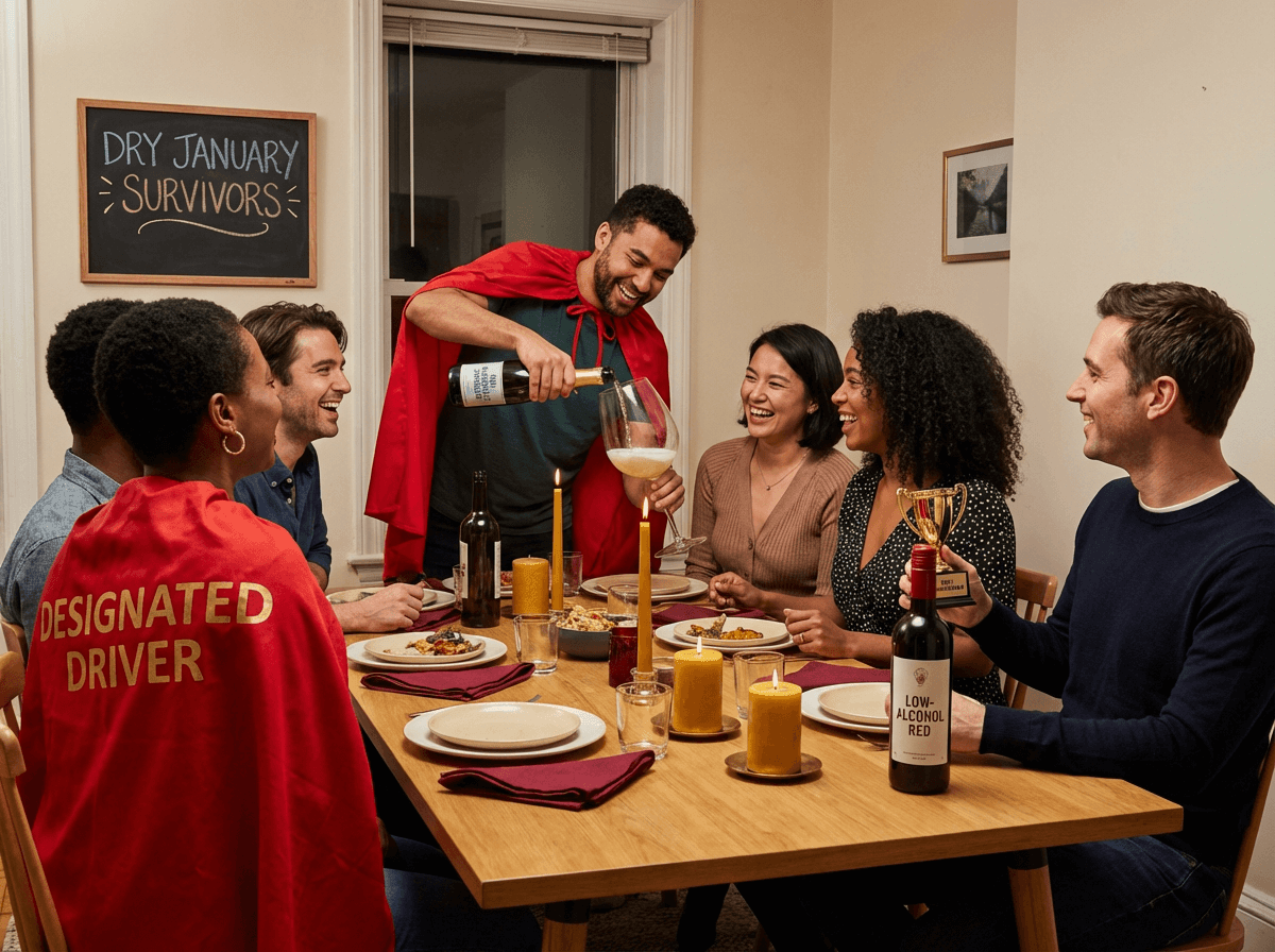 zebra striping with non-alcoholic drinks