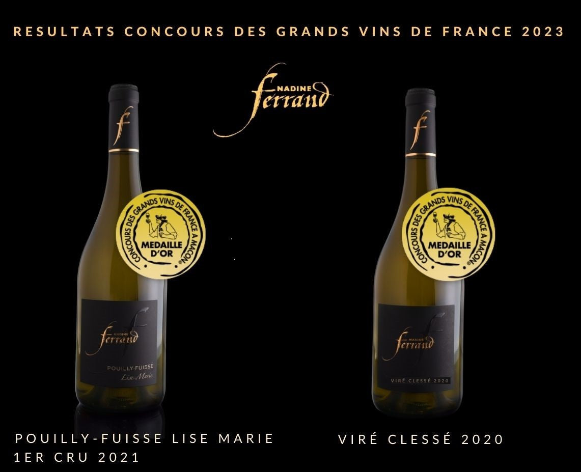 Domaine Nadine Ferrand 2 x Gold Medals!