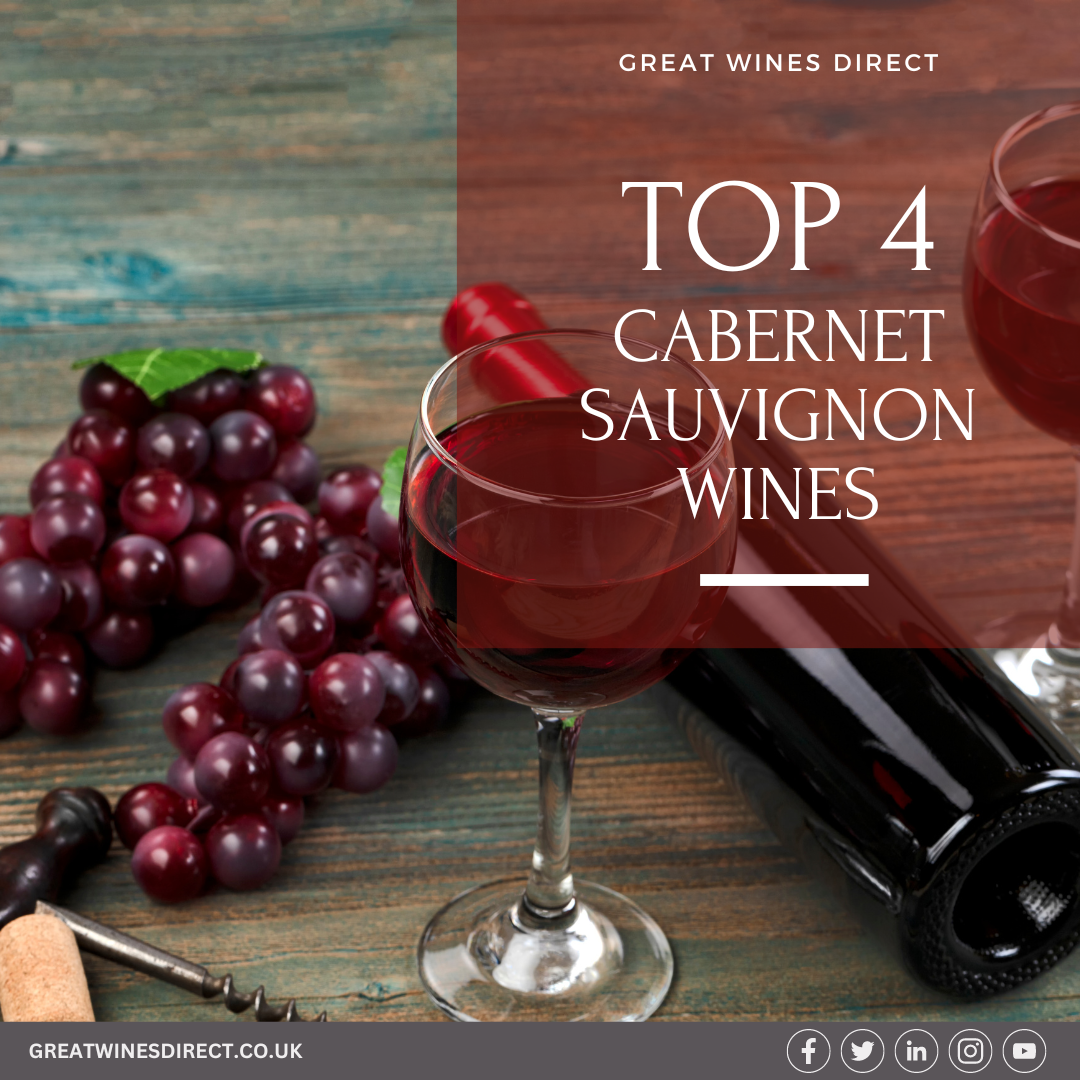 Top 4 Cabernet Sauvignon Wines By Great Wines Direct