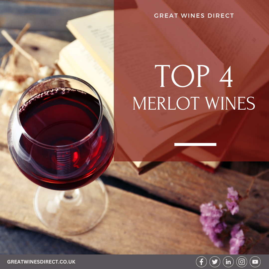 Top 4 Merlot Wines By Great Wines Direct