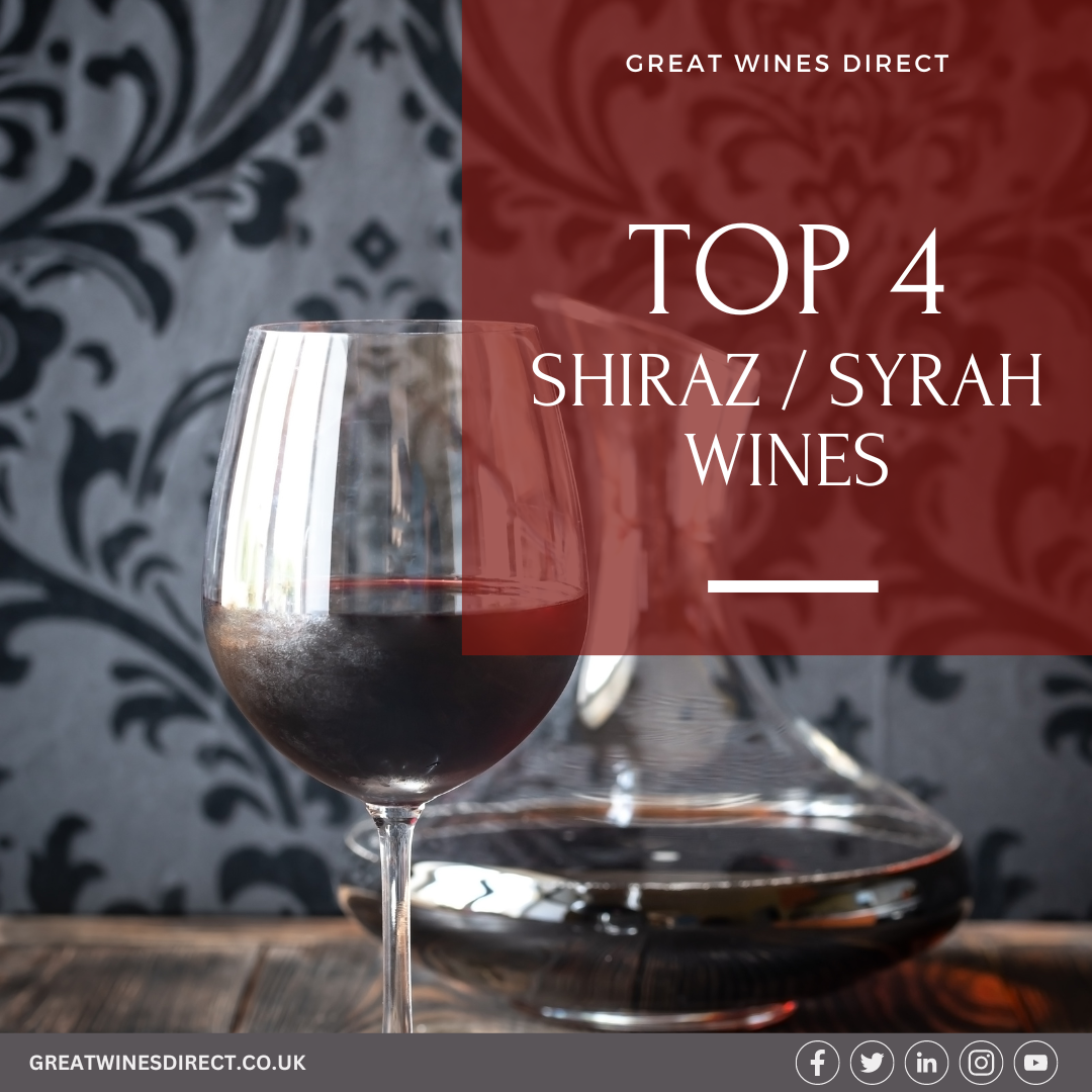 Top 4 Shiraz / Syrah Wines By Great Wines Direct