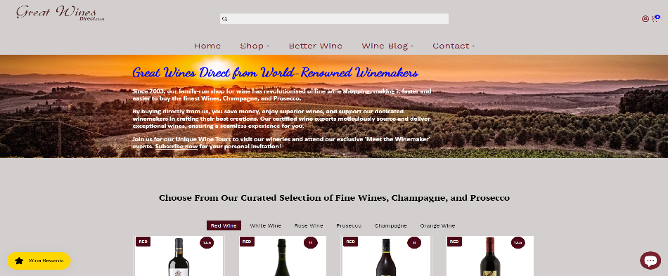 shop for wine at great wines direct