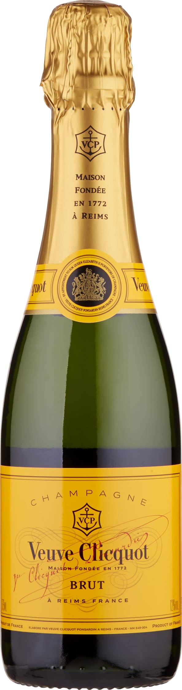 Yellow Label Brut NV Veuve Clicquot 12/375 37.5cl NV