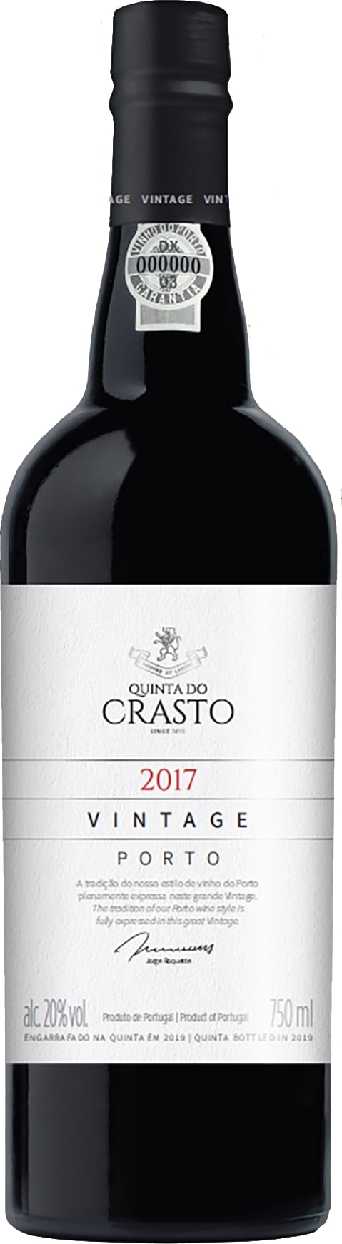 Quinta Do Crasto Vintage Port 2018 75cl