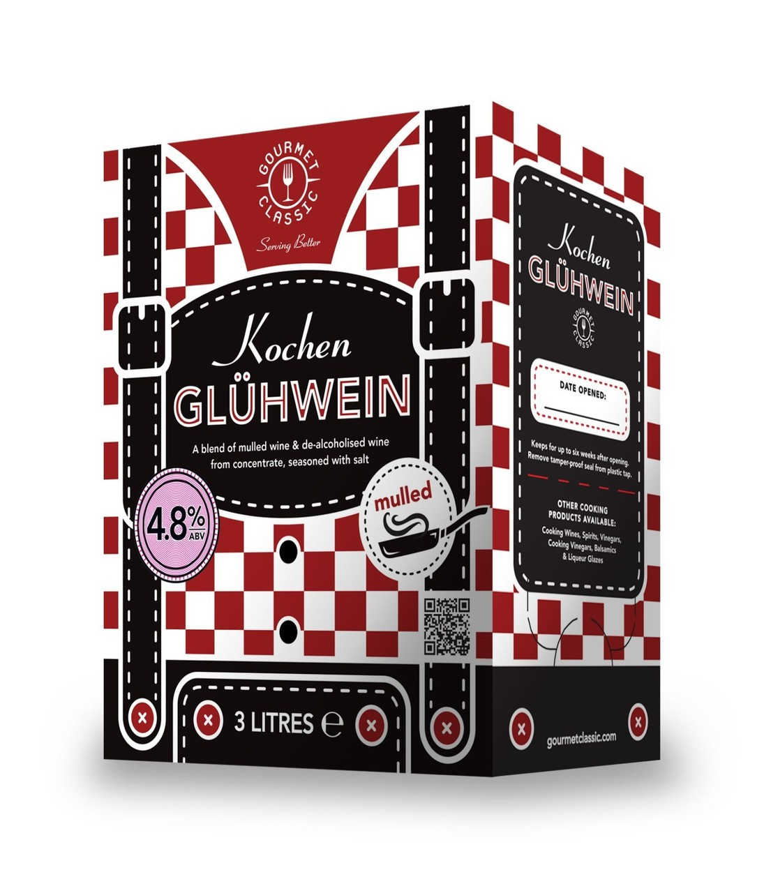 Gluhwein with Grape Must 10 litre Bag in Box 1000cl