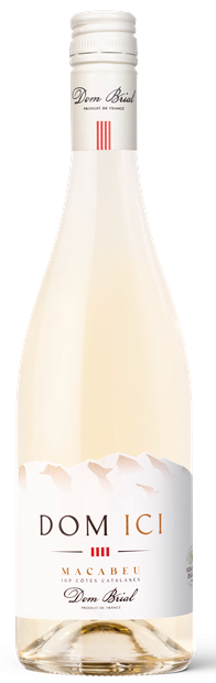 Dom Brial, Cotes Catalanes, Dom Ici, Blanc, Macabeu 2025 75cl