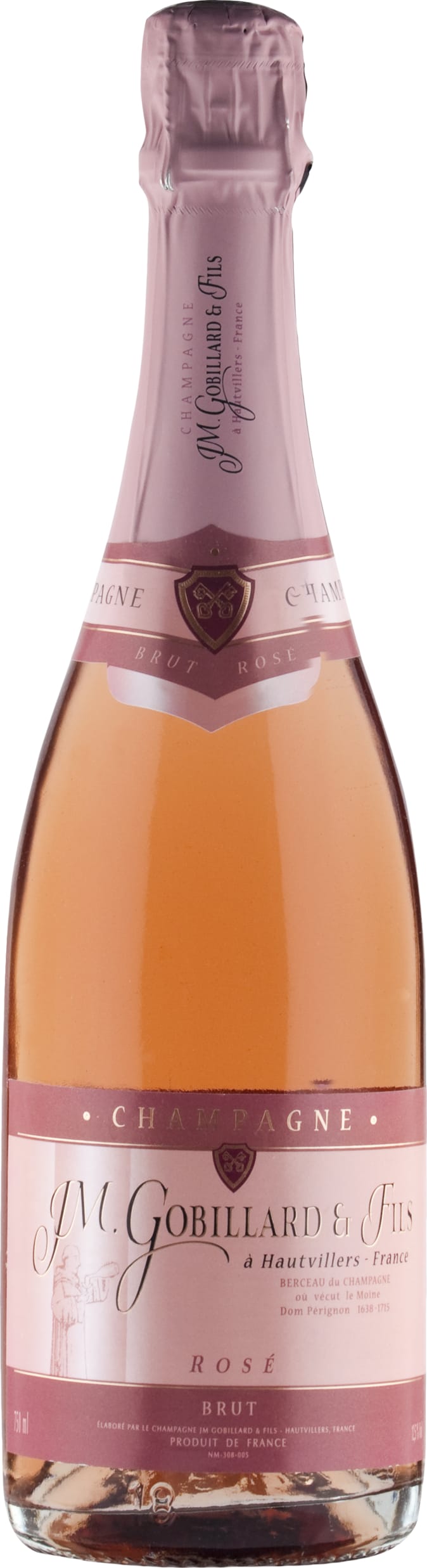 Champagne Gobillard Champagne Brut Rose 75cl NV