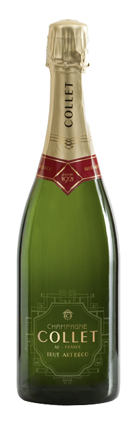 Champagne Collet Brut 1er Cru, Art Deco NV 75cl