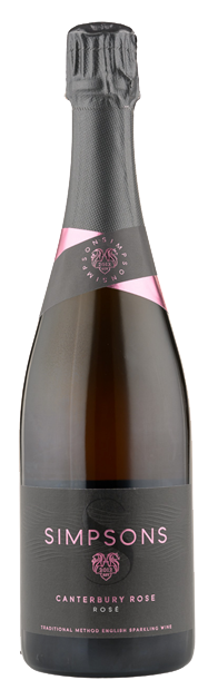 Simpsons Wine Estate, Kent, Canterbury Rose, Sparkling Rose Brut 2022 75cl