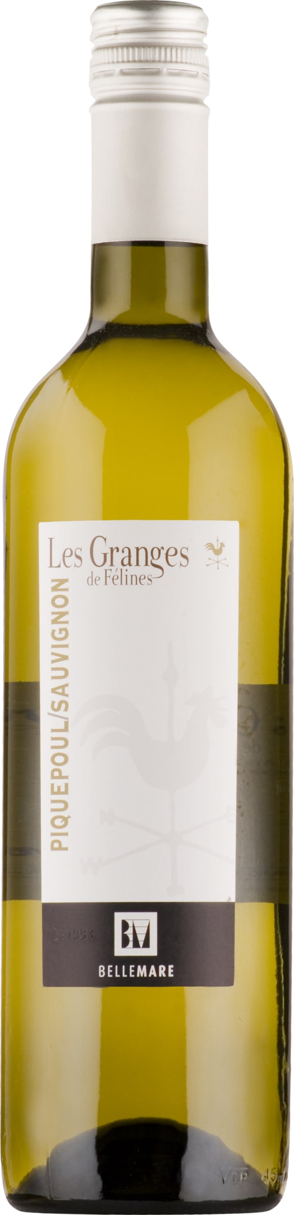 Domaine de Belle Mare Picpoul-Sauvignon, Les Granges de Felines 2023 75cl - Buy Domaine de Belle Mare Wines from GREAT WINES DIRECT wine shop