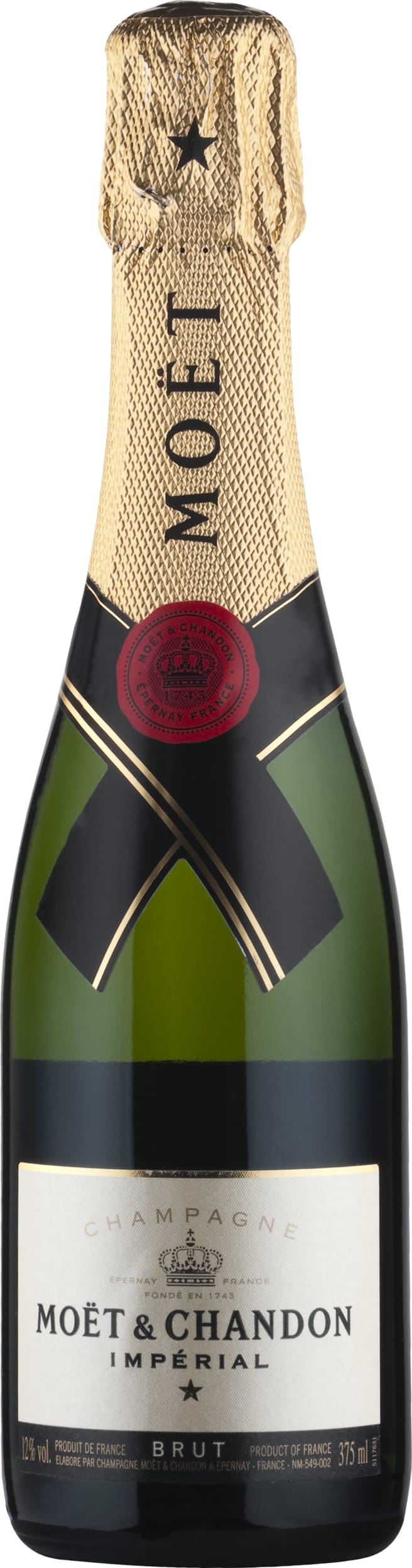 Moet and Chandon Moet Imperial Half Bottle 37.5cl NV - Buy Moet and Chandon Wines from GREAT WINES DIRECT wine shop