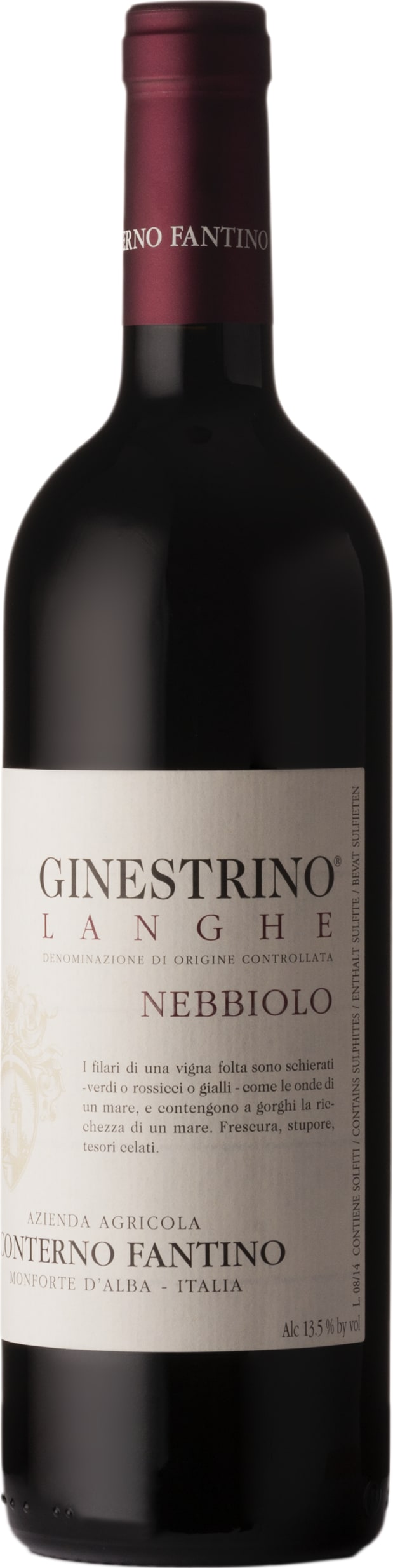 Conterno Fantino Ginestrino Nebbiolo Langhe DOC 2022 75cl