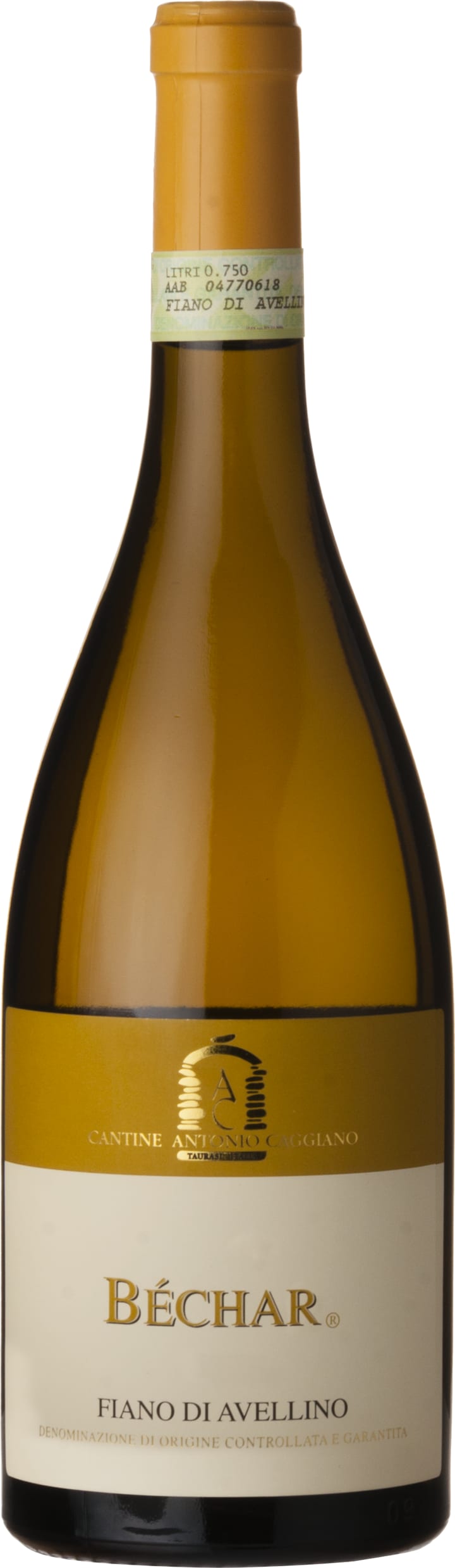 Antonio Caggiano Fiano di Avellino 'Bechar' 2022 75cl - Buy Antonio Caggiano Wines from GREAT WINES DIRECT wine shop