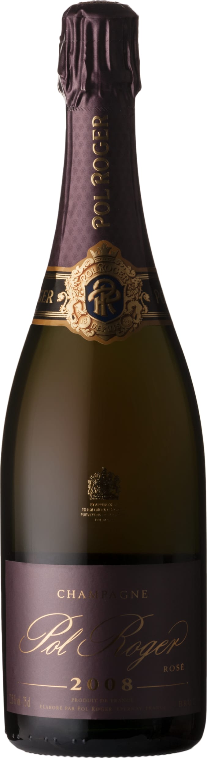 Pol Roger Champagne Brut Rose 2015 75cl - Buy Pol Roger Wines from GREAT WINES DIRECT wine shop