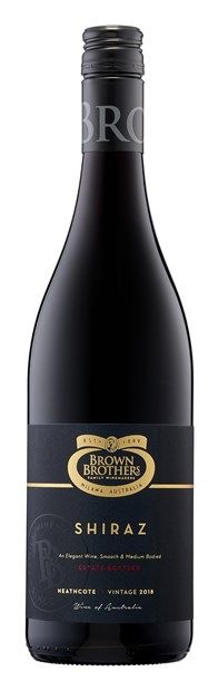 Brown Brothers, 'Estate Range', Shiraz 2018 75cl - Buy Brown Brothers Wines from GREAT WINES DIRECT wine shop