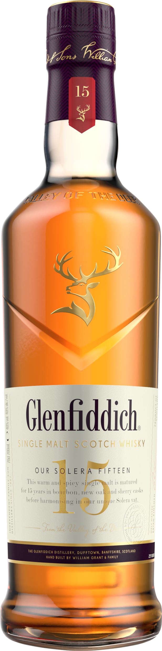 Glenfiddich 15yo Single Malt 70cl NV