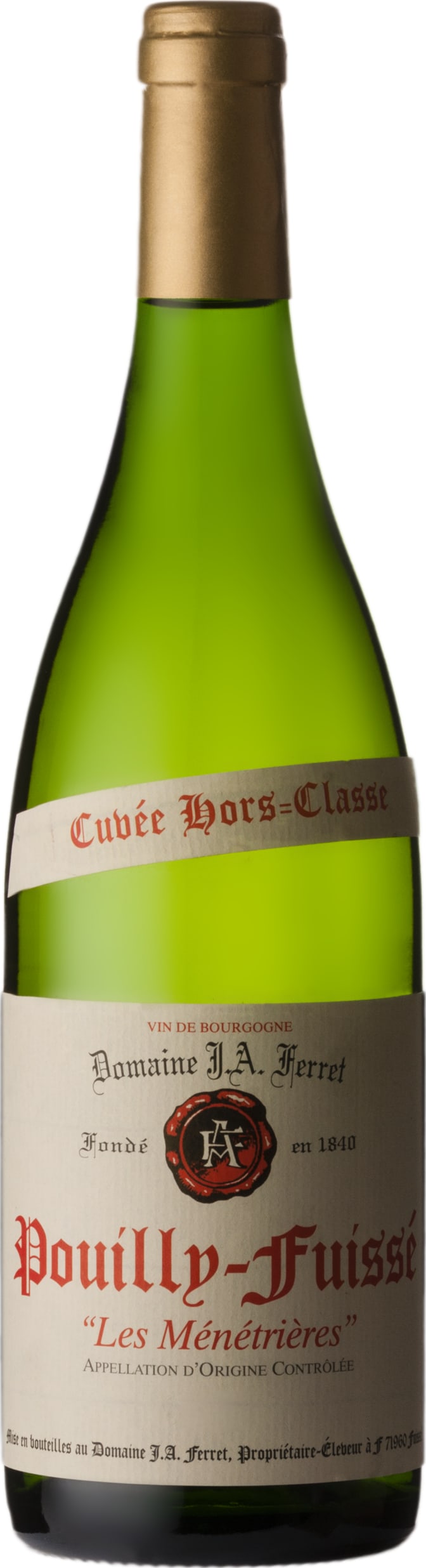 Domaine Ferret Pouilly-Fuisse Les Menetrieres Premier Cru 2021 75cl