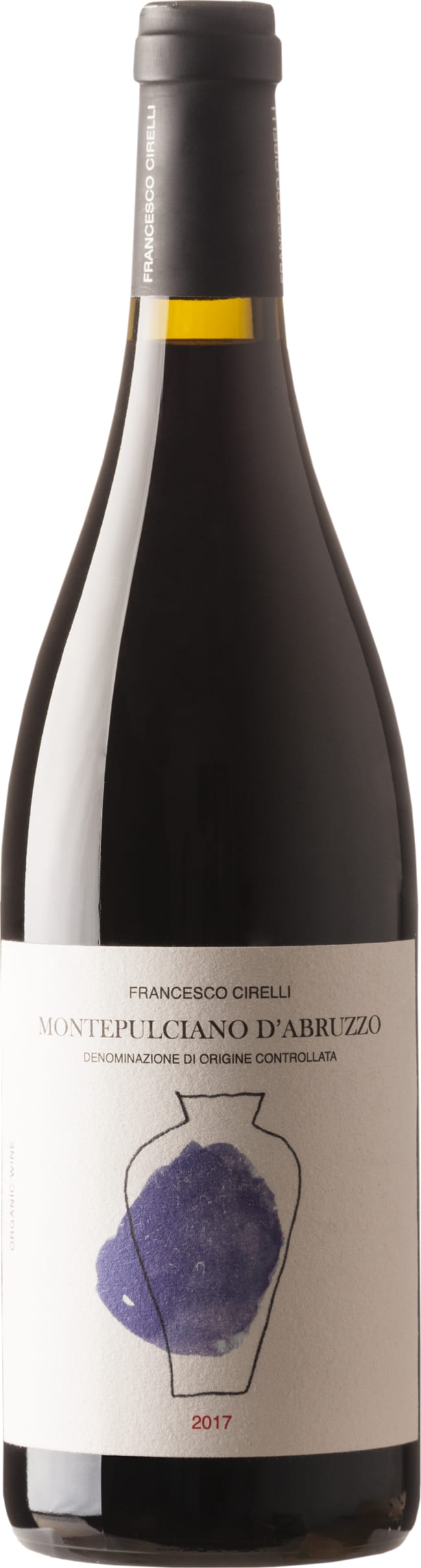 Francesco Cirelli Montepulciano d'Abruzzo DOC Organic 2022 75cl - Buy Francesco Cirelli Wines from GREAT WINES DIRECT wine shop