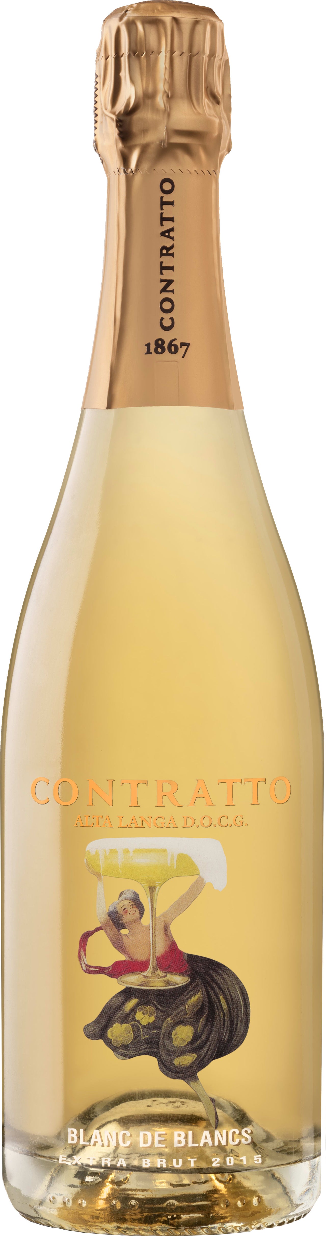 Contratto Blanc de Blancs Extra Brut 2019 75cl - Buy Contratto Wines from GREAT WINES DIRECT wine shop