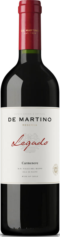 Thumbnail for De Martino Legado Carmenere 2022 75cl - Buy De Martino Wines from GREAT WINES DIRECT wine shop