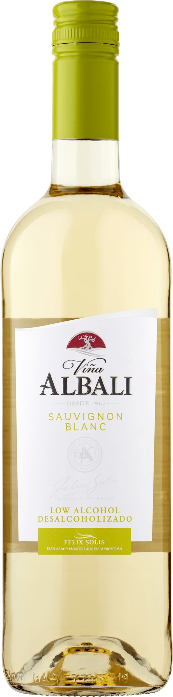 Albali Sauvignon Blanc Low Alcohol 2023 75cl