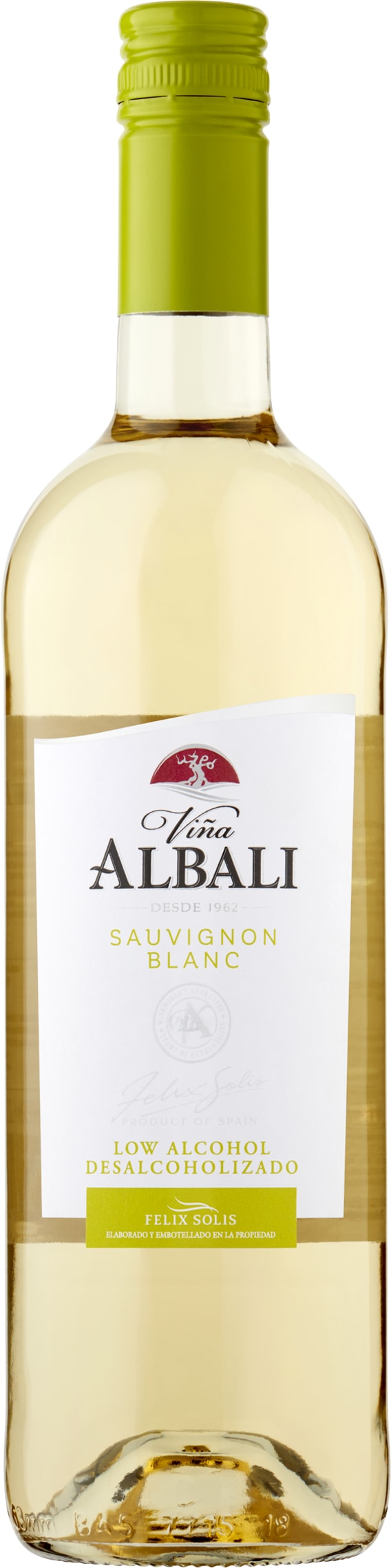 Albali Sauvignon Blanc Low Alcohol 75cl NV