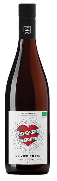 Olivier Coste, Carignan Noir, 'Je t'aime', IGP Pays d'Oc 2022 75cl