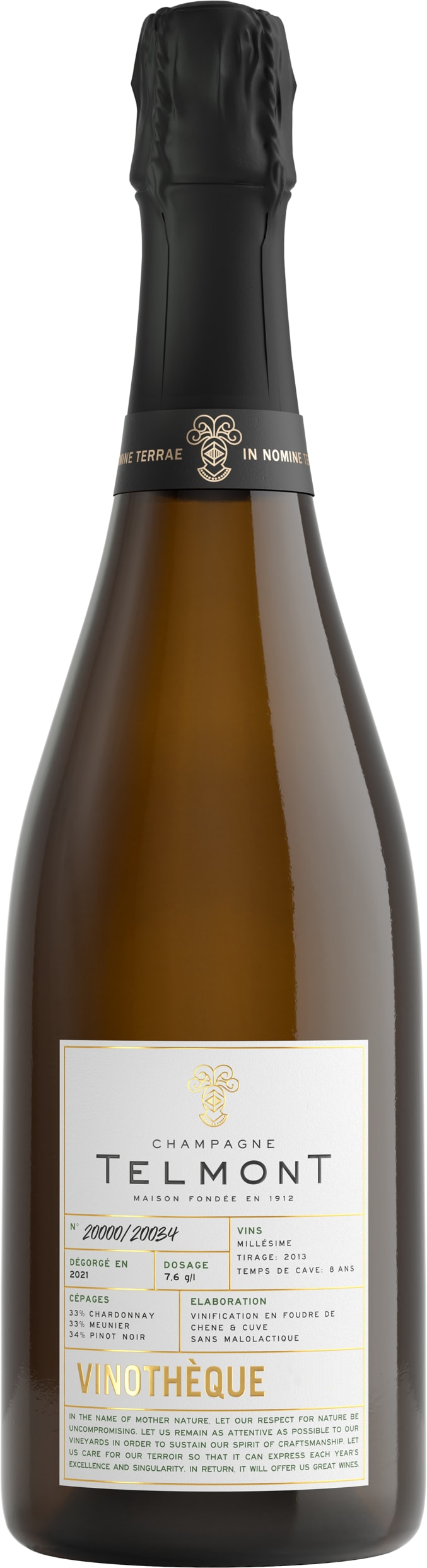 Champagne Telmont Vinotheque 2013 75cl