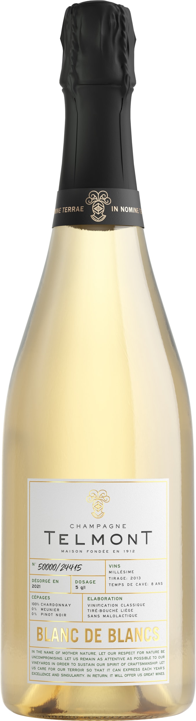 Champagne Telmont Blanc de Blancs 2013 75cl