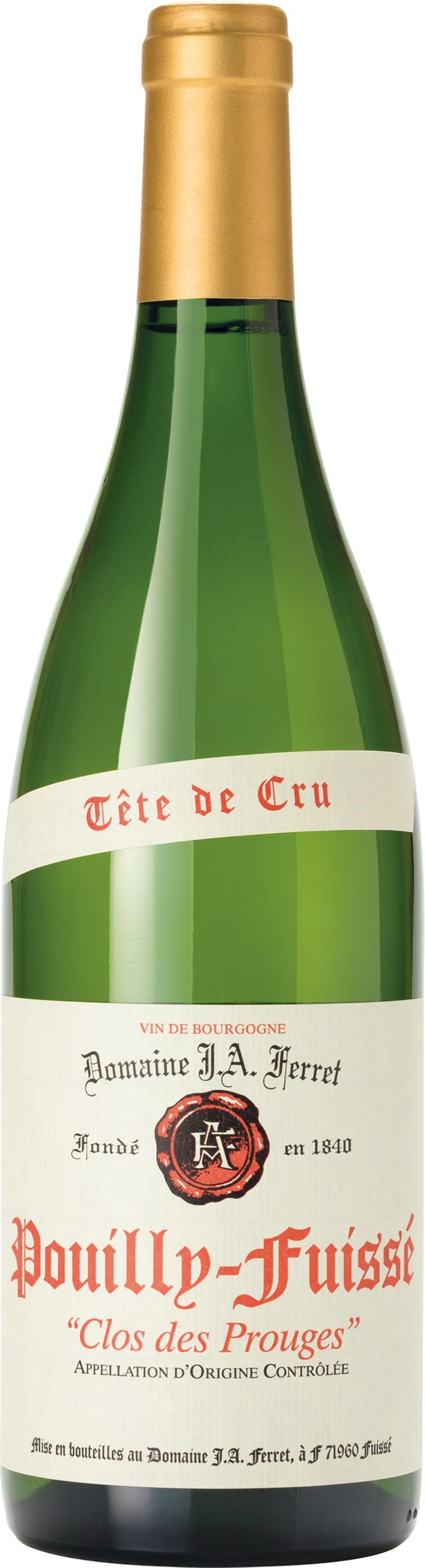Domaine Ferret Pouilly-Fuisse Tete de Cru Clos des Prouges 2021 75cl
