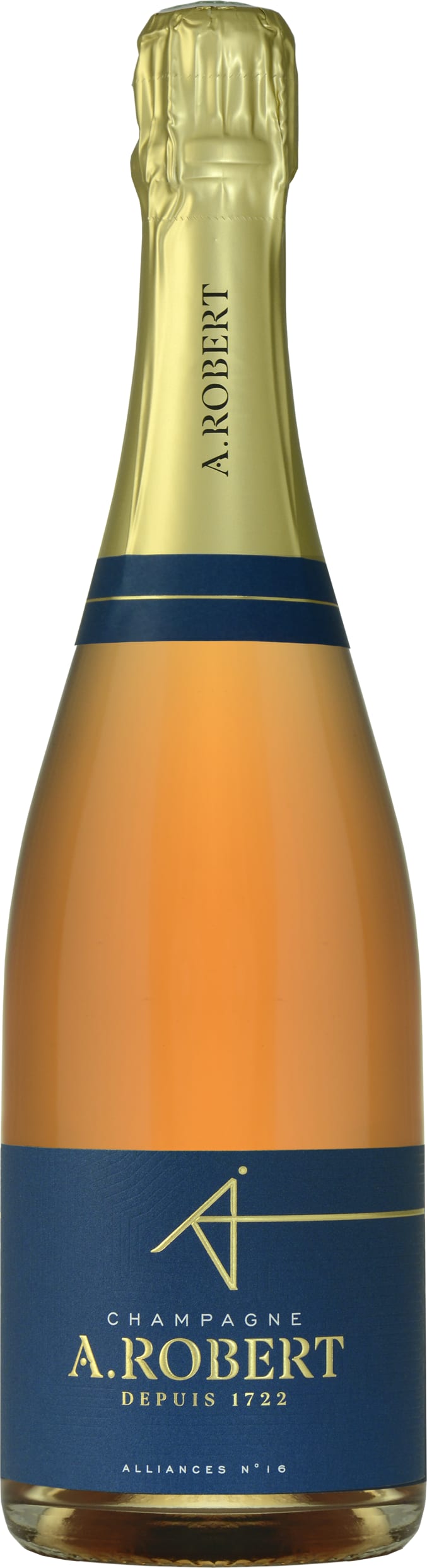 Champagne A Robert Alliances Rose 75cl NV