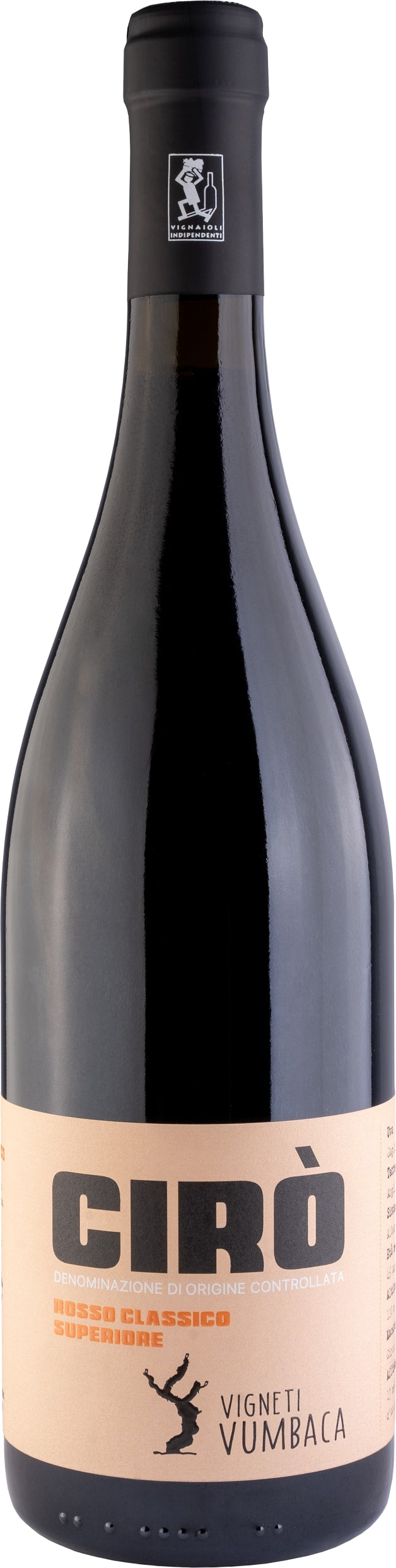Vumbaca Giuseppe Ciro DOC Rosso Classico Superiore Organic 2023 75cl