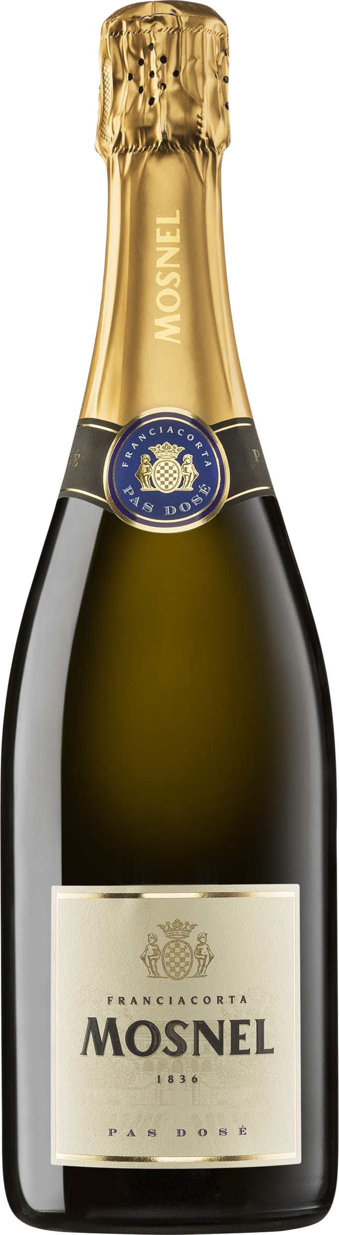 Mosnel Franciacorta Pas Dose 75cl NV - Buy Mosnel Wines from GREAT WINES DIRECT wine shop