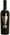Black pillitteri exclamation cabernet franc wine bottle with a decorative silver label on a white background