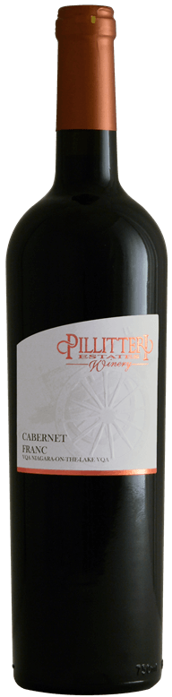 a bottle of Pillitteri Carretto Cabernet Franc on a white background