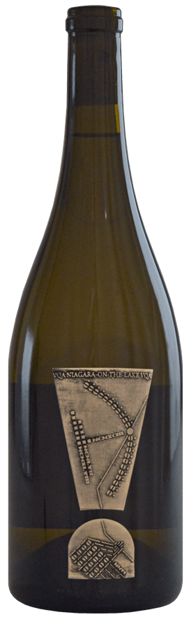 a bottle of Pillitteri Exclamation Chardonnay Viognier on a white background