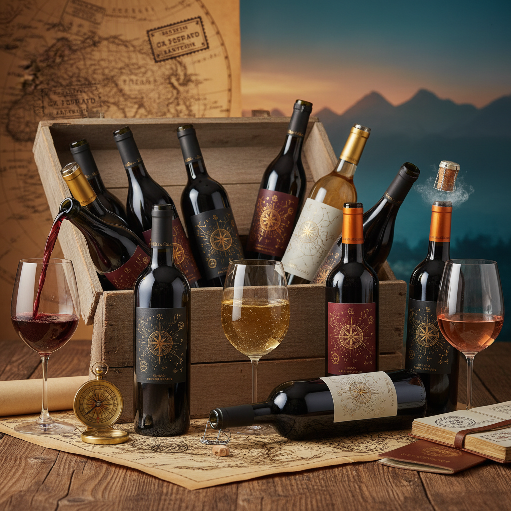 a selection of mixed wines from Great Wines Direct for adventurers