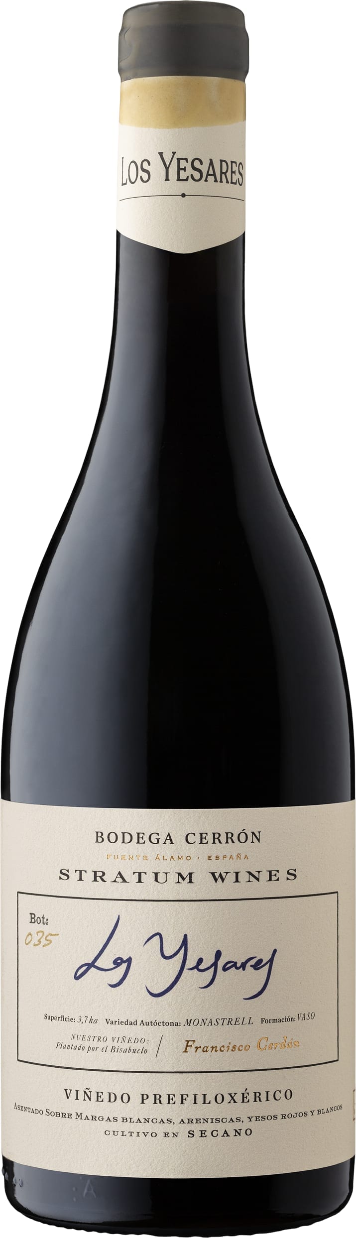 Bodega Cerron Los Yesares Monastrell 2021 75cl