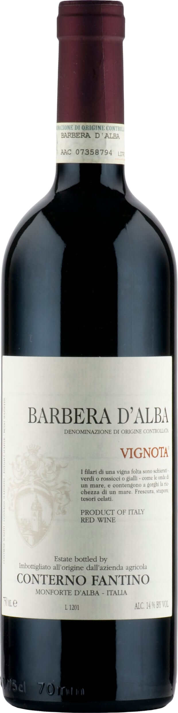 Conterno Fantino Barbera d'Alba Vignota DOC 2023 75cl