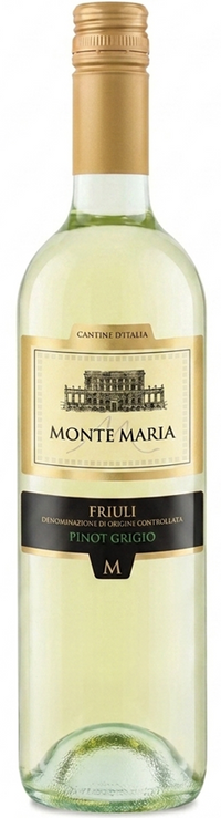 Thumbnail for Monte Maria Pinot Grigio wine bottle on a white background