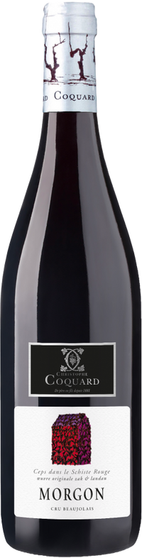 Thumbnail for Beaujolais red wine bottle from Maison Coquard on a white background