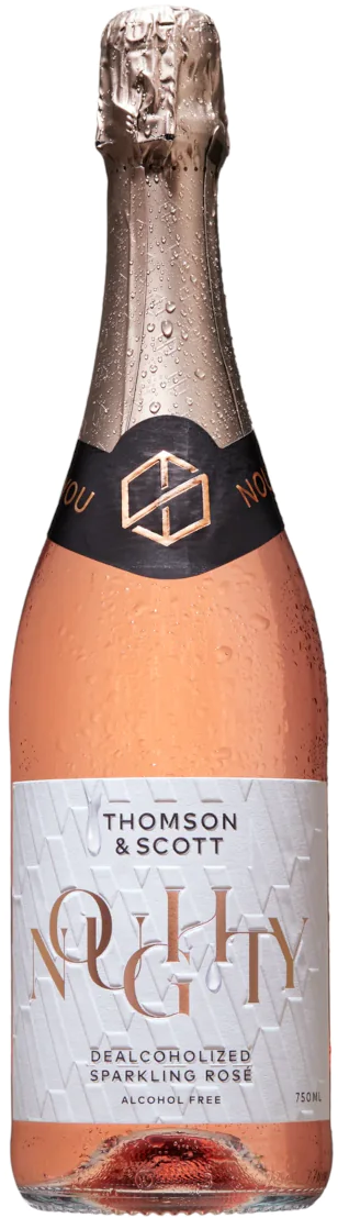 noughty sparkling rose, non alcoholic wine