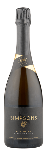 Simpsons Wine Estate, Kent, 'Flint Fields' Blanc de Noirs Brut 2020 75cl