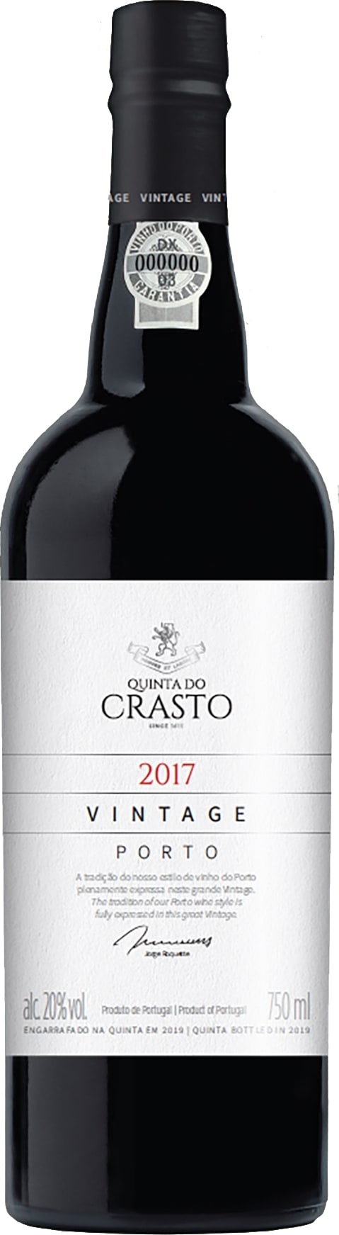 Quinta Do Crasto Vintage Port 2018 75cl - Buy Quinta Do Crasto Wines from GREAT WINES DIRECT wine shop