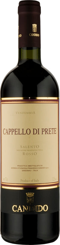 Thumbnail for Francesco Candido Cappello di Prete, Rosso del Salento 2019 75cl - Buy Francesco Candido Wines from GREAT WINES DIRECT wine shop