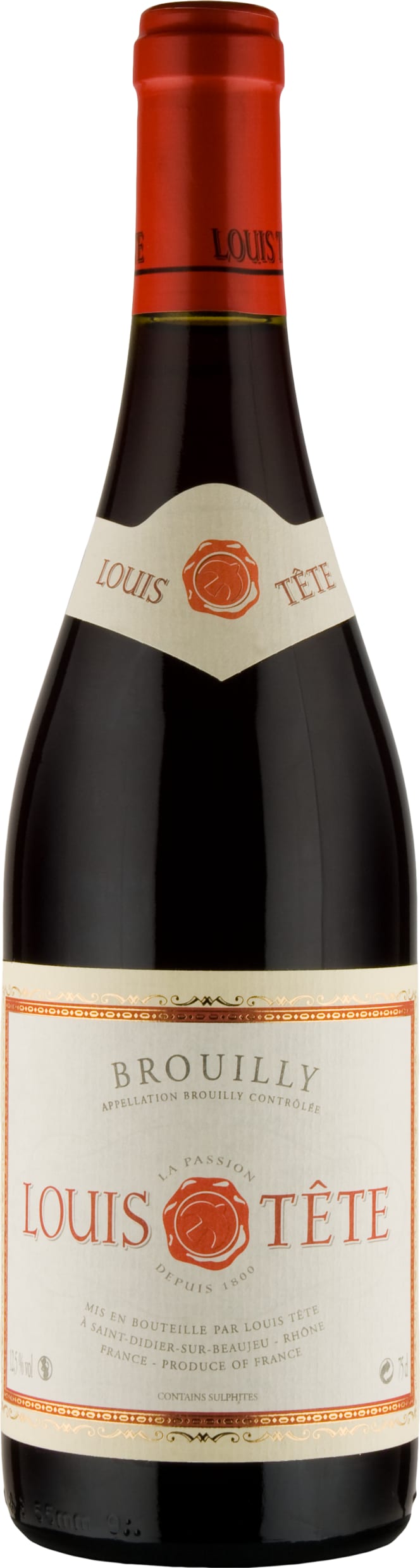 Louis Tete Brouilly 2022 75cl - Buy Louis Tete Wines from GREAT WINES DIRECT wine shop