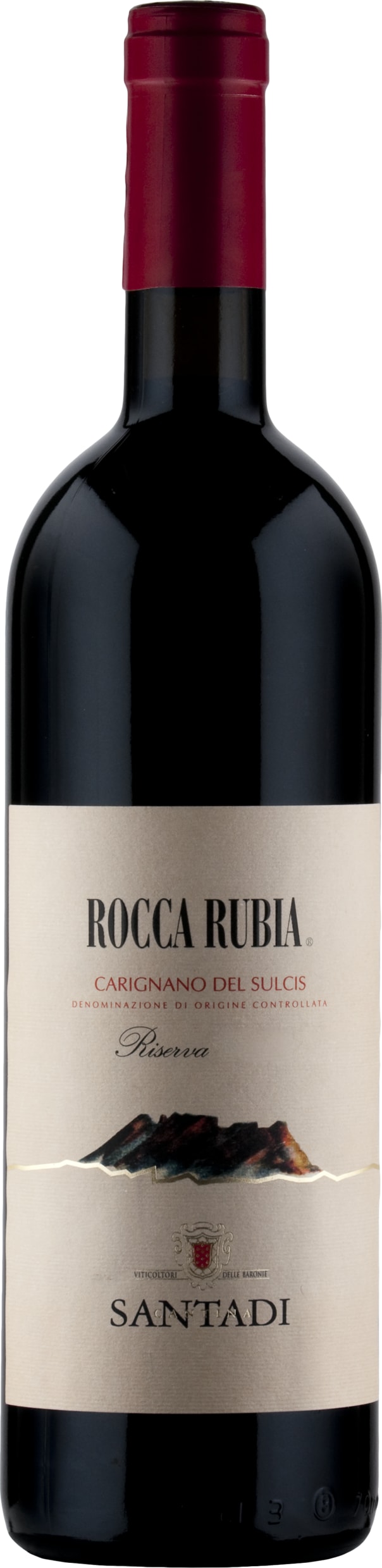 Santadi Carignano del Sulcis Riserva, Rocca Rubia 2020 75cl - Buy Santadi Wines from GREAT WINES DIRECT wine shop